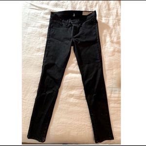rag & bone skinny zip capris